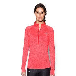 Under Armour Women’s S Tech Twist 1/2 Zip Long Sleeve HeatGear Training Top 🍊